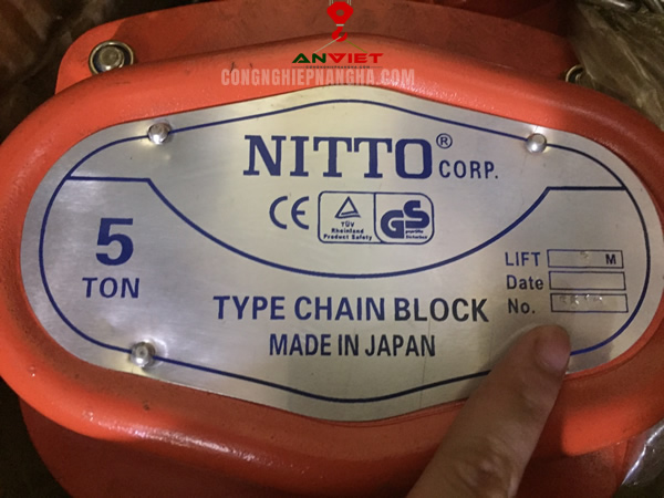 Chọn Pa lăng xích kéo tay Nitto theo " tiêu chuẩn" nào để đảm bảo an toàn và hiệu quả